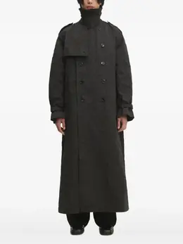 VETEMENTS: Двубортный плащ 