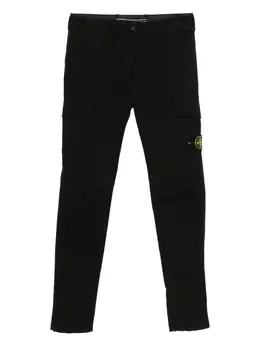 Stone Island: Чёрные брюки  Compass