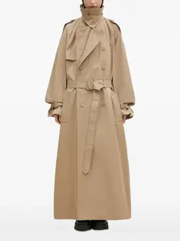 VETEMENTS: Двубортный плащ 