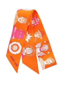 Hermès Pre-Owned: Оранжевое платье 