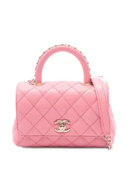 CHANEL Pre-Owned: Розовая сумка-шоппер 