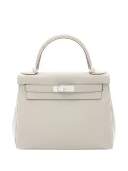 Hermès Pre-Owned: Серебристая сумка 