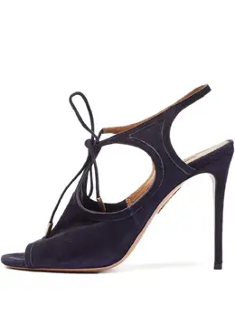 Aquazzura: Синие сандалии 