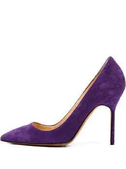 Manolo Blahnik: Фиолетовые туфли 