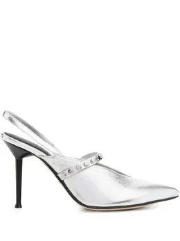 Alexander McQueen: Серебристые туфли 