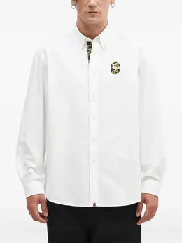 A BATHING APE®: Белая рубашка 