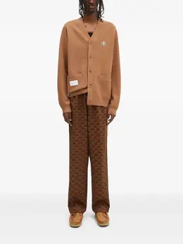 AAPE BY *A BATHING APE®: Коричневый кардиган 