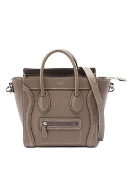 Céline Pre-Owned: Коричневая сумка-шоппер 