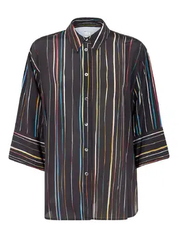 Paul Smith: Рубашка  Signature Stripe в полоску