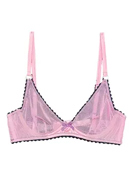 Fleur Du Mal: Розовый бюстгальтер 