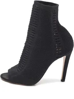 Gianvito Rossi: Чёрные ботинки 