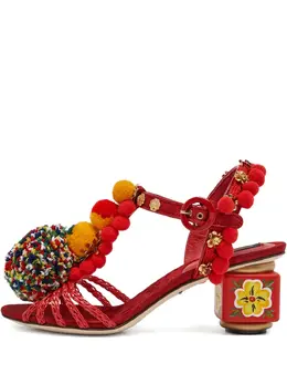 Dolce & Gabbana Pre-Owned: Красные сандалии 