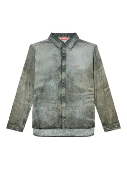 Diesel: Рубашка с длинным рукавом 