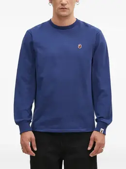 A BATHING APE®: Синий свитшот 