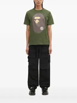 A BATHING APE®: Зелёная футболка 
