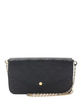 Louis Vuitton Pre-Owned: Чёрный кошелёк 