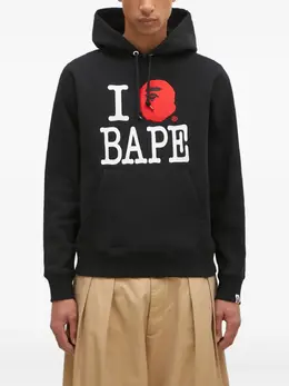 A BATHING APE®: Чёрная толстовка 