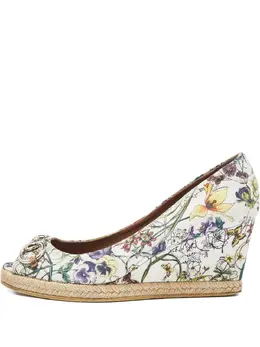 Gucci Pre-Owned: Многоцветные туфли 