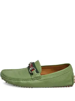 Gucci Pre-Owned: Зелёные туфли 