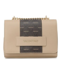 Valentino: Бежевая сумка 