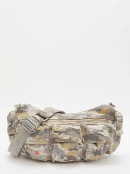 Diesel: Сумка цвета хаки 