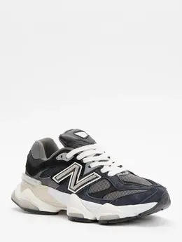 New Balance: Чёрные кроссовки 