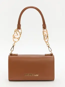 Love Moschino: Коричневая сумка 