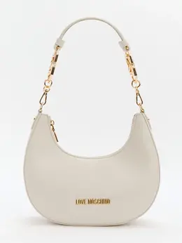 Love Moschino: Бежевая сумка 