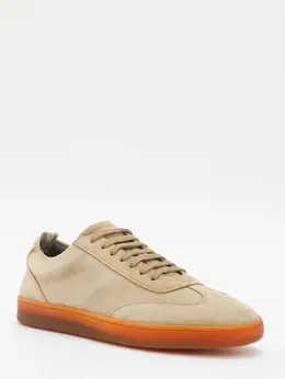 Officine Creative: Бежевые кроссовки 