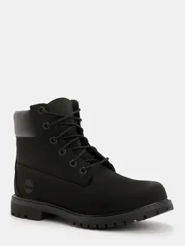 Timberland: Чёрные ботинки 