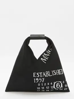 Mm6 Maison Margiela: Чёрная спортивная сумка 