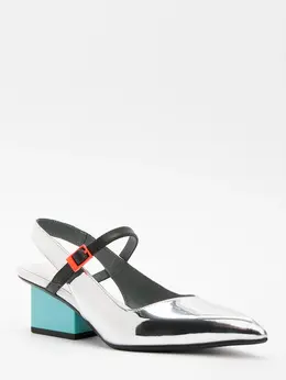 United Nude: Серебристые туфли 