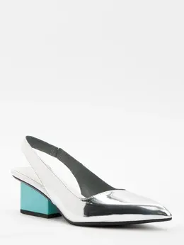 United Nude: Серебристые туфли 