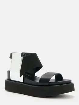 United Nude: Серебристые сандалии 
