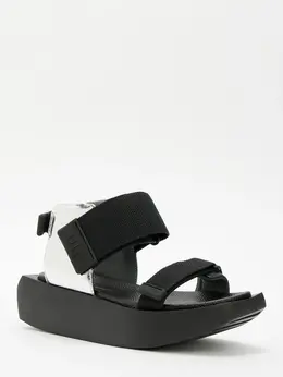 United Nude: Серебристые сандалии 