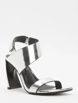 United Nude: Серебристые босоножки 