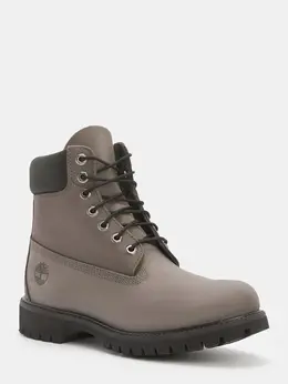 Timberland: Тёмные ботинки 