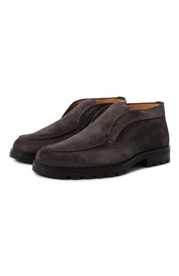 Santoni: Серые ботинки 