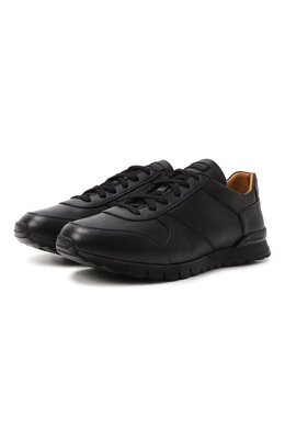 Kiton: Чёрные кроссовки 