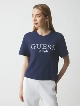 Guess: Тёмная футболка 