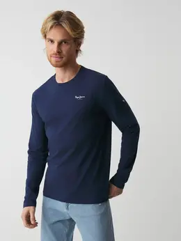 Pepe Jeans: Тёмная футболка 