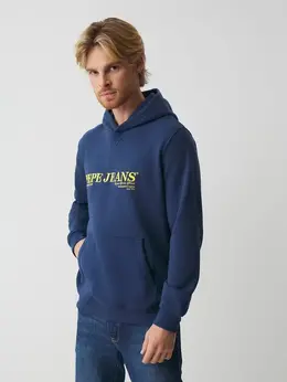 Pepe Jeans: Синяя толстовка 