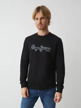Pepe Jeans: Чёрная толстовка 