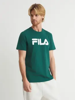 Fila: Зелёная футболка 