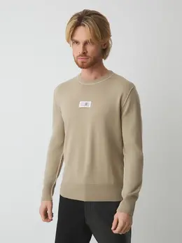 Mm6 Maison Margiela: Бежевый свитер 
