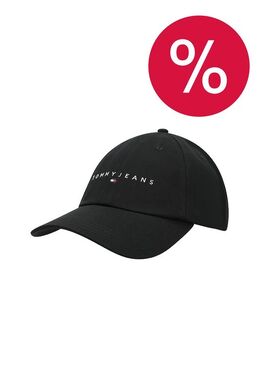 Tommy Jeans: Чёрная кепка 
