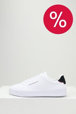 Tommy Hilfiger: Белые кеды 