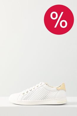 Geox: Белые кроссовки 