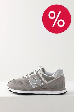 NEW BALANCE: Серые кроссовки  574