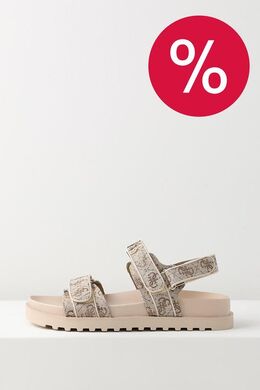 Guess: Бежевые сандалии 